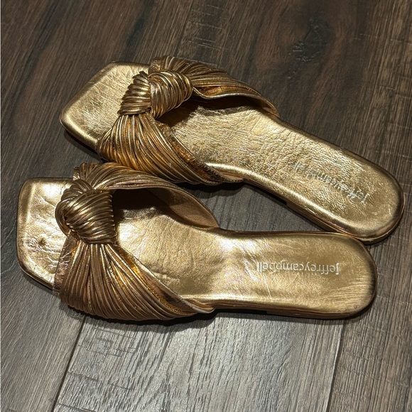 Jeffrey Campbell Knaughty slide sandal- rose gold - Picture 3 of 6